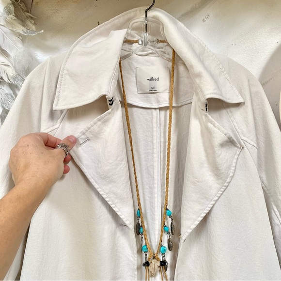 Aritzia Wilfred Spring boho blazer style duster jacket w midcentury vibe - Picture 5 of 12